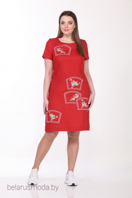 Платье GALEREJA , модель 612 красный