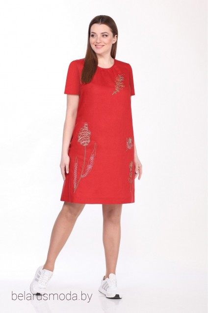 Платье GALEREJA , модель 615 красный