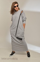 Платье Gratto, модель 8007 серый