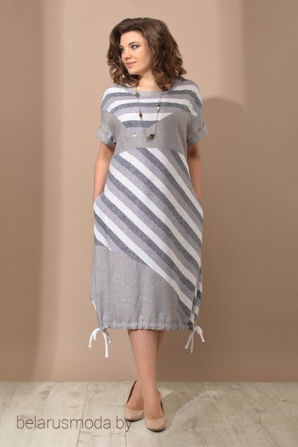 Платье Галеан Стиль, модель 761 серый