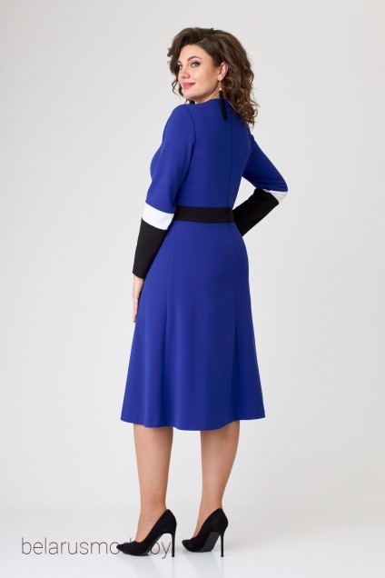 Платье 789-1 синий Галеан Стиль