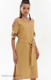 Платье Галеан Стиль, модель 895 песочный