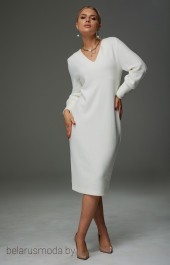 Платье 913 белый Галеан Стиль