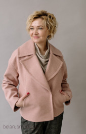 Пальто Ivera collection, модель 637 розовый