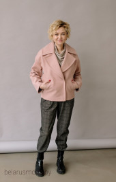 Пальто Ivera collection, модель 637 розовый