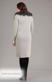 Пальто Iva, модель 850 светло-серый