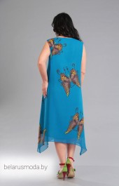 Платье Iva, модель 992 голубой