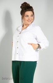 Блузка JeRusi, модель 2071 белый
