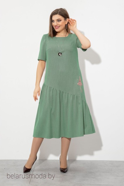 Платье JeRusi, модель 2105 зеленый