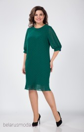 Платье 262-3 зеленый Карина Делюкс