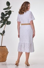 Платье Карина Делюкс, модель 435 белый 