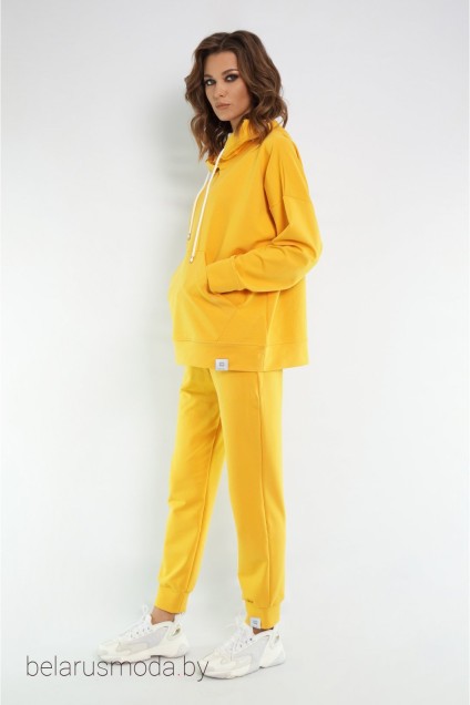 Спортивный костюм 4015-4040 желтый Kivviwear