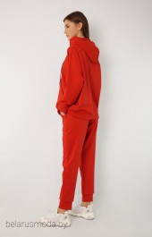 Спортивный костюм Kivviwear, модель 4015-4040 морковно-красный