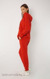 Спортивный костюм Kivviwear, модель 4015-4040 морковно-красный