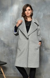 Пальто Кокетка и К, модель 652 серый