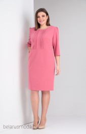 Платье Ксения стиль, модель 1988 розовый