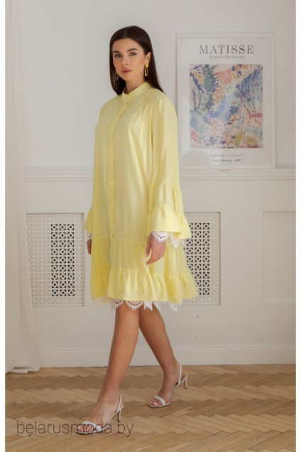 Платье LADIS LINE, модель 1346 желтый