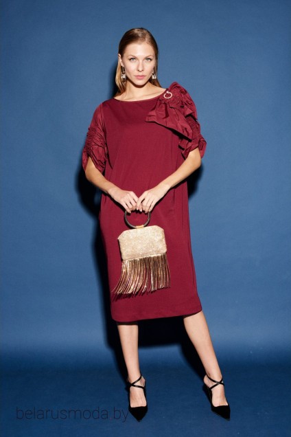 Платье Lokka, модель 446 бордовый