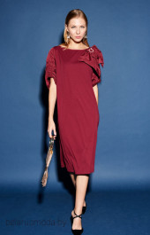 Платье Lokka, модель 446 бордовый