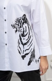 Рубашка 094 белый LUNA