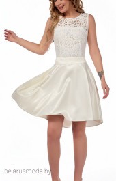 Платье 11576 белый LaKona