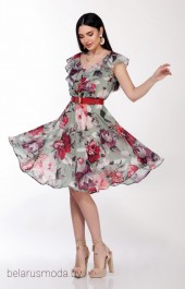 Платье LaKona, модель 1279-1 мята+малина