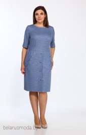 Платье Lady Style Classic, модель 1245-1 голубой