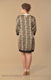 Платье Lady Style Classic, модель 1553 коричневые тона