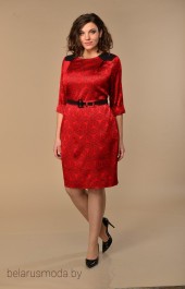 Платье Lady Style Classic, модель 2045 красные тона