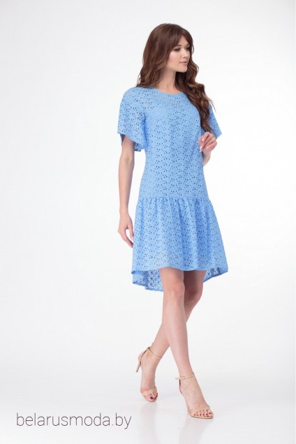 Платье 1947 голубой LadyThreeStars
