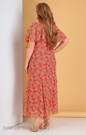 Платье 485 красный Liona