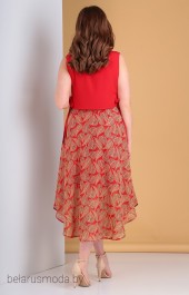 Платье Liona, модель 751 красный
