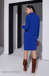Костюм с юбкой Lissana, модель 4352 лазурно-синий