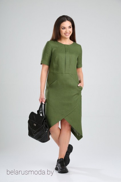 Платье MALI, модель 419-007 зеленый