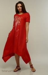 Платье MALI, модель 419-017 красный