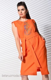 Платье MALI, модель 420-054 оранжевый