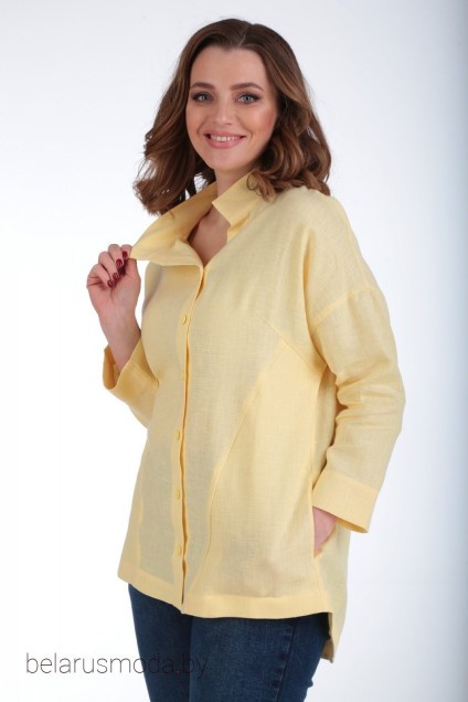 Рубашка MALI, модель 620-060 бледно-желтый