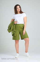 Костюм с шортами MALI, модель 721-021 зеленый