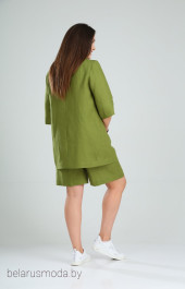 Костюм с шортами MALI, модель 721-021 зеленый