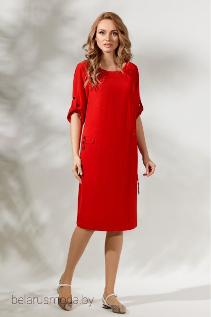 Платье Магия Моды, модель 1716 красный