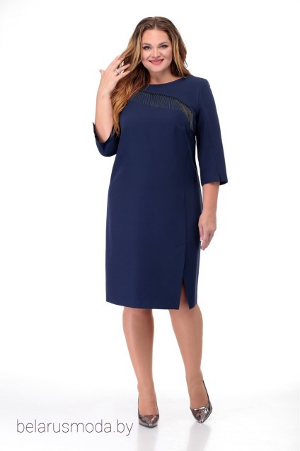 Платье MichelStyle, модель 829 синий
