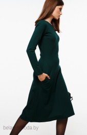 Платье milmil, модель 1059-2 темно-зеленый 