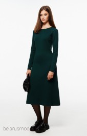 Платье 1064-2FG темно-зеленый milmil