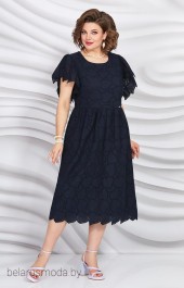 Платье 5402-2 темно-синий Mira Fashion
