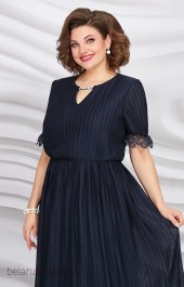 *Платье 5407 темно-синий Mira Fashion