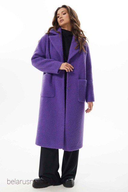 Пальто 854-1 фиолетовый MisLana
