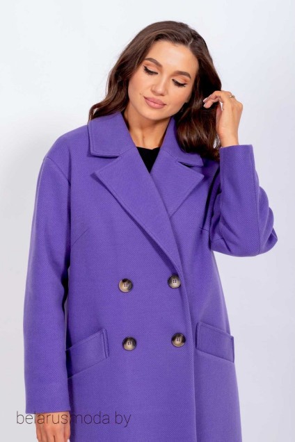Пальто 855-1 фиолет MisLana