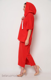 Костюм с юбкой Michel Chic, модель 1248 красный
