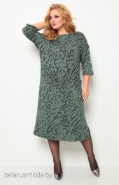 Платье Michel Chic, модель 2069 зеленый принт