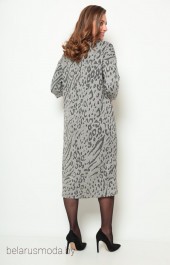 Платье Michel Chic, модель 2069 серый + принт